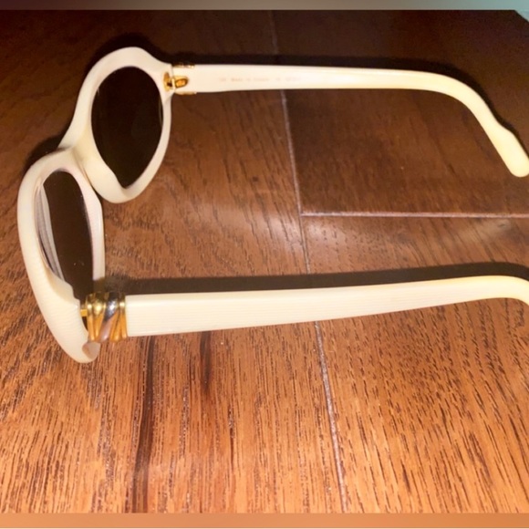 ‼️ 100% AUTHENTIC VINTAGE tan COACH sunglasses with gold accents. LIKE NEW‼️ - Picture 2 of 7